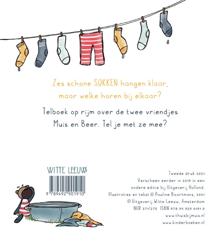 Achterkant van Muis telt tot tien