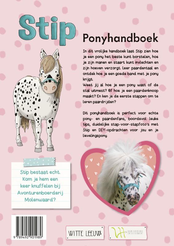Achterkant van Ponyhandboek