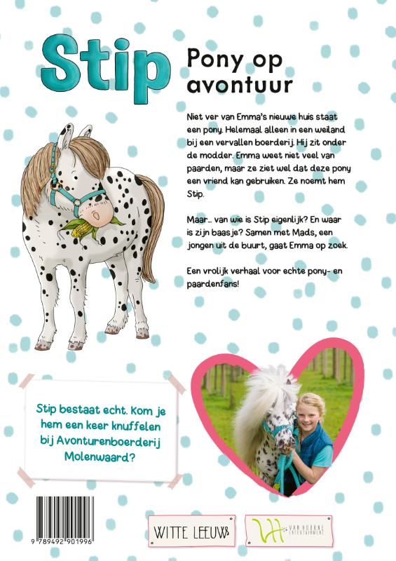Achterkant van Pony op avontuur