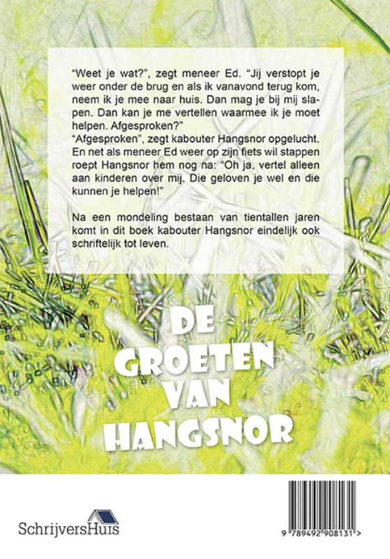 Achterkant van De groeten van Hangsnor