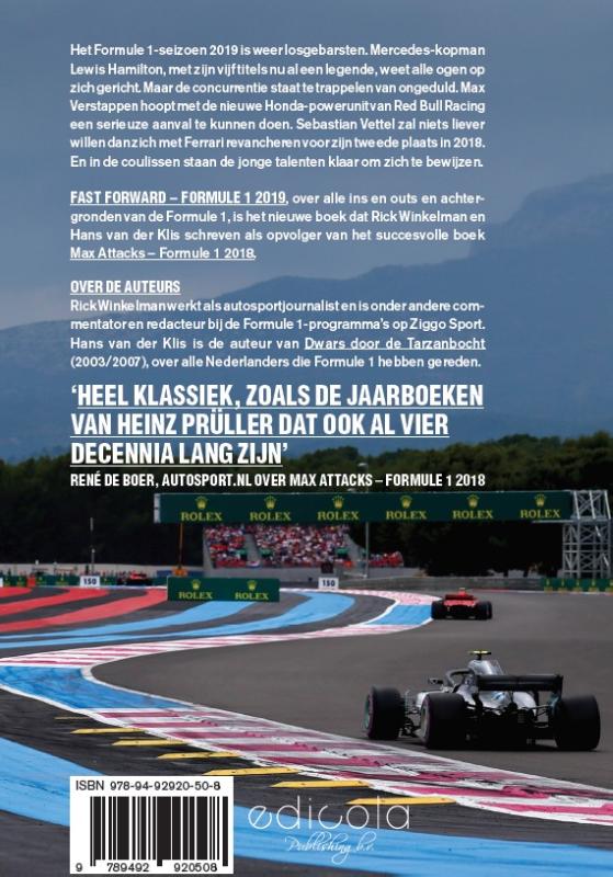 Achterkant van Formule 1 2019 - Fast Forward