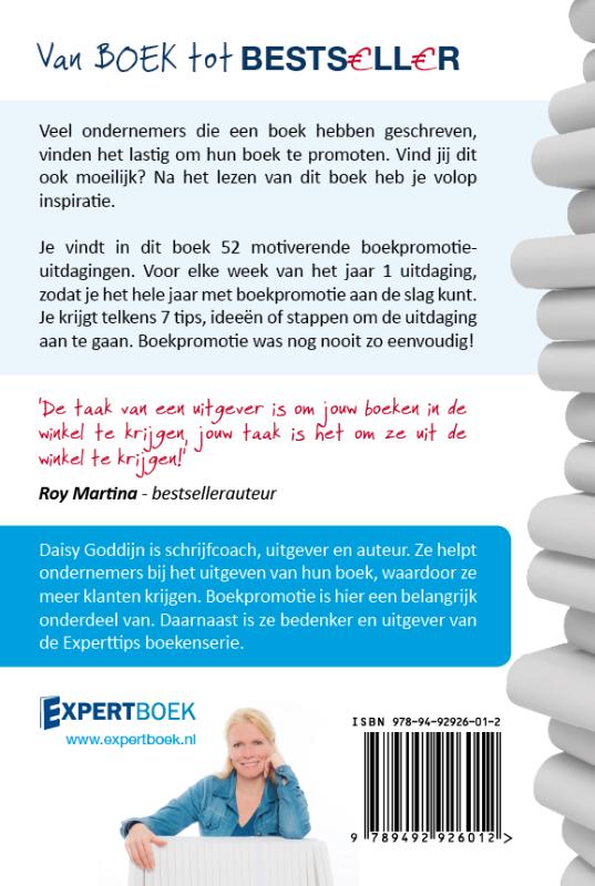Achterkant van Van boek tot bestseller