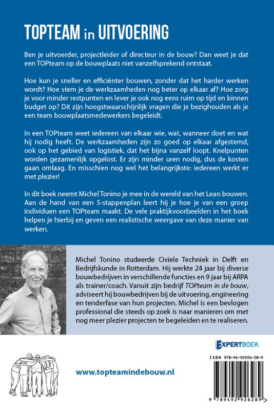 Achterkant van Topteam in uitvoering