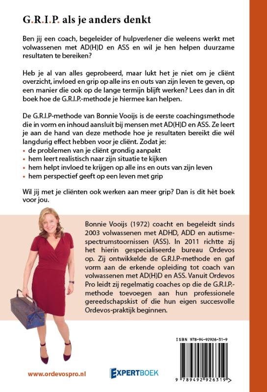Achterkant van G.R.I.P. als je anders denkt