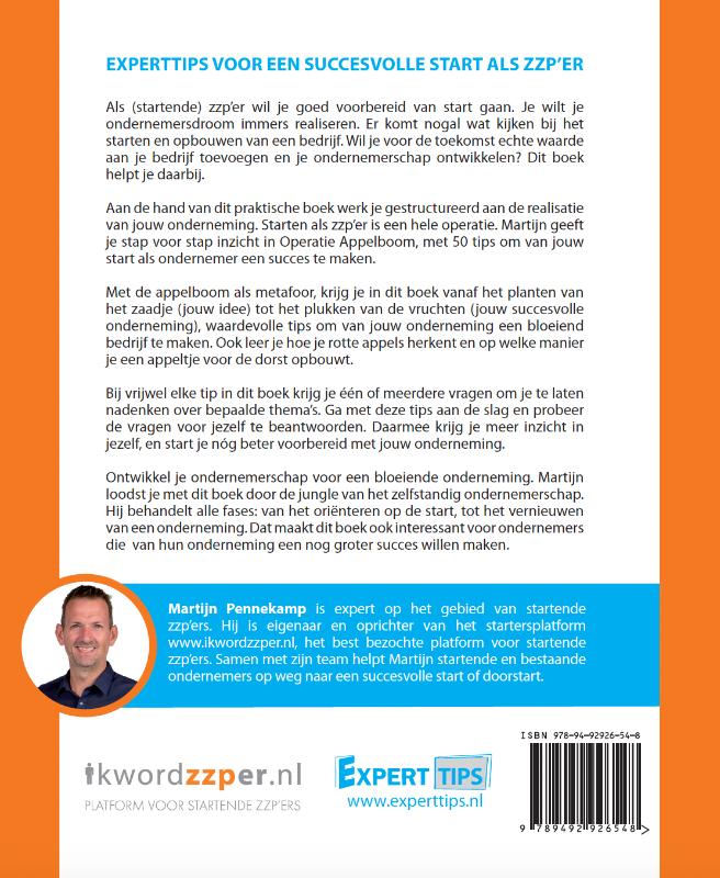 Achterkant van Experttips voor een succesvolle start als zzp’er