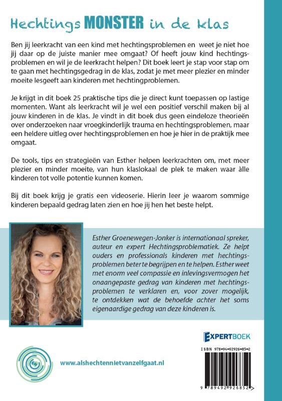 Achterkant van Hechtingsmonster in de klas