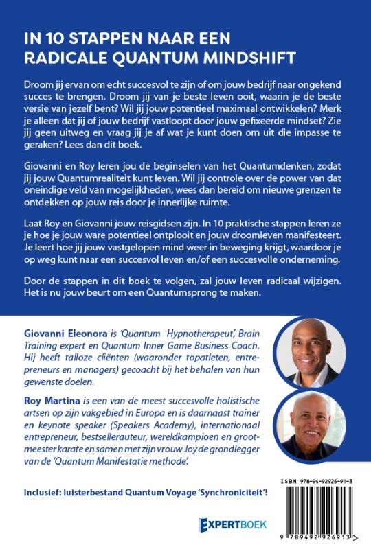 Achterkant van In 10 stappen naar een radicale Quantum Mindshift