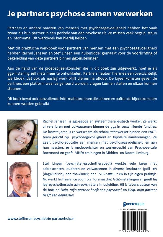 Achterkant van Je partners psychose samen verwerken