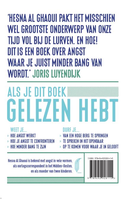 Achterkant van De kracht van angst
