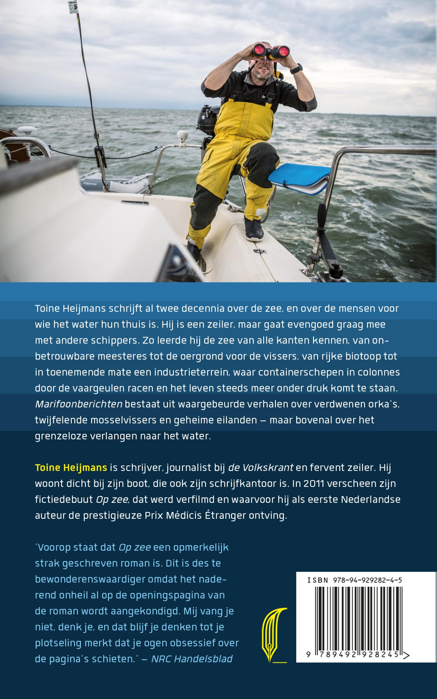 Achterkant van Marifoonberichten