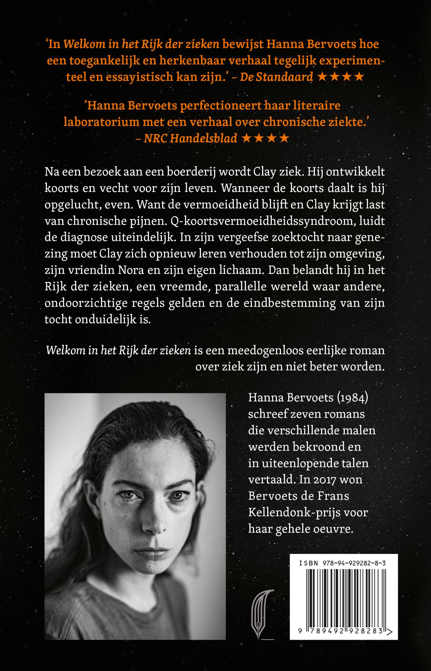 Achterkant van Welkom in het Rijk der Zieken