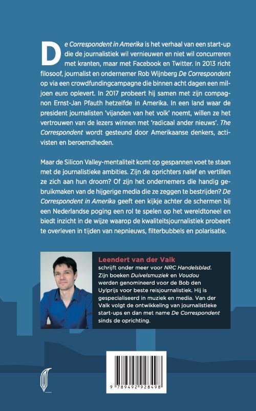 Achterkant van De Correspondent in Amerika