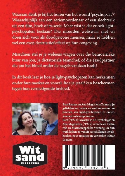 Achterkant van In de greep van een light-psychopaat
