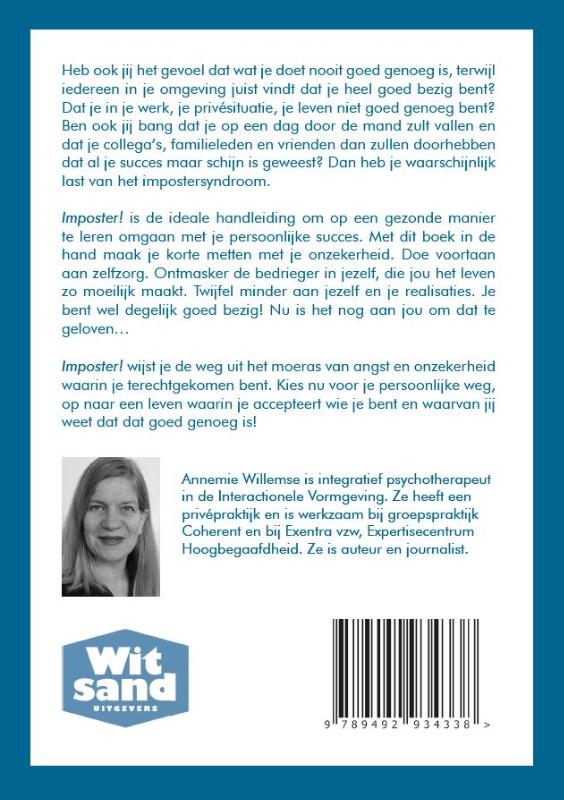Achterkant van Imposter!