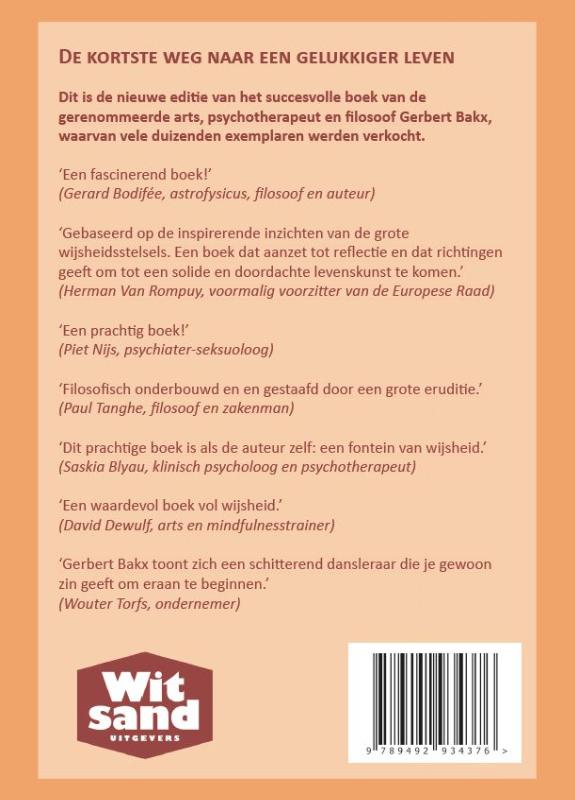 Achterkant van De strategie van het geluk
