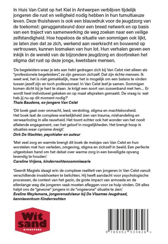 Achterkant van Een thuis in de branding