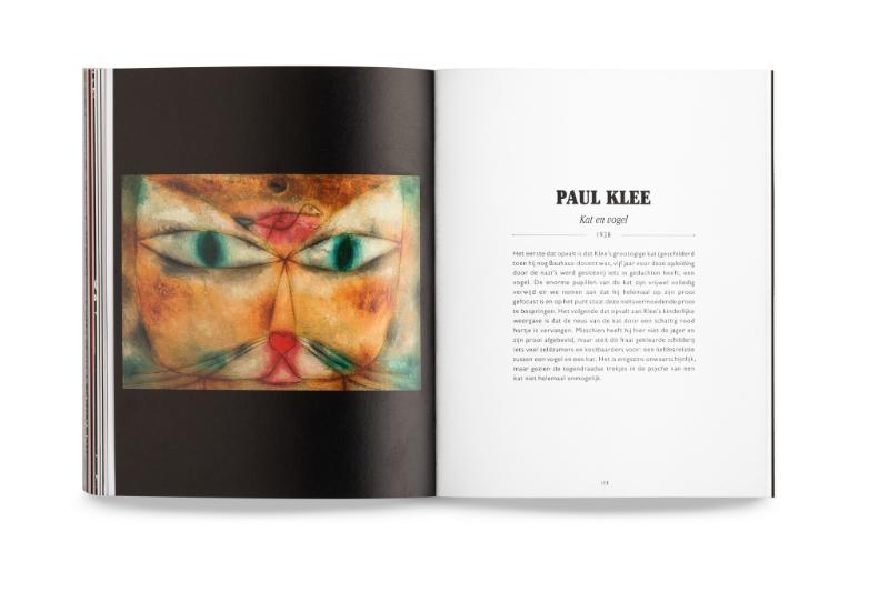 Achterkant van Katten in kunstwerken