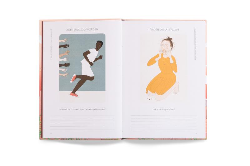 Achterkant van Droomdecoder – logboek