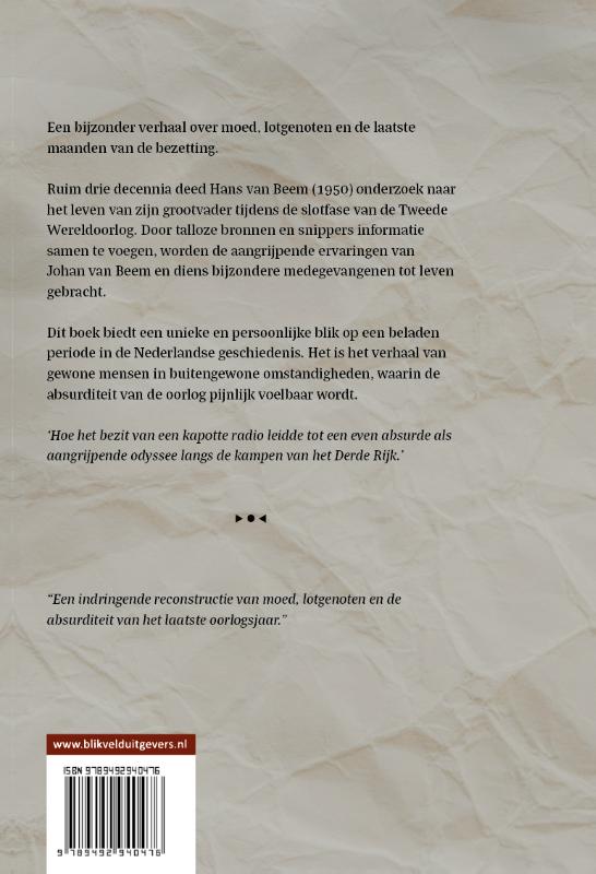 Achterkant van Tot ziens jongen...