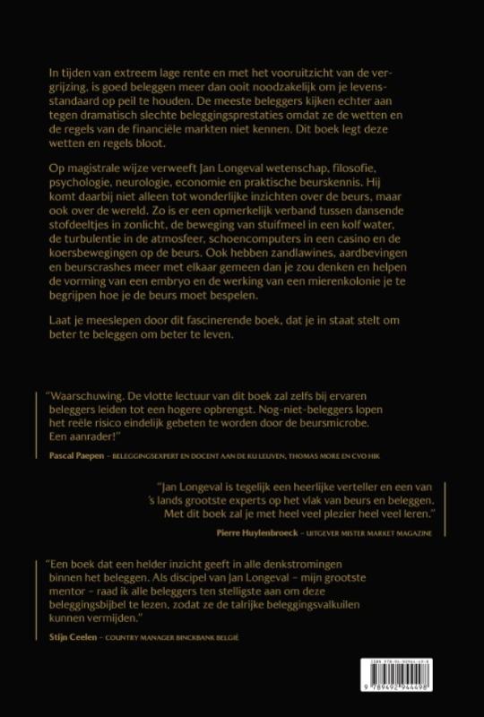 Achterkant van God dobbelt niet op de beurs