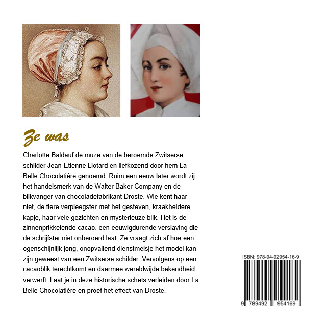 Achterkant van La belle Chocolatière