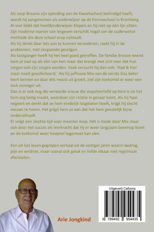 Achterkant van Meester Joop