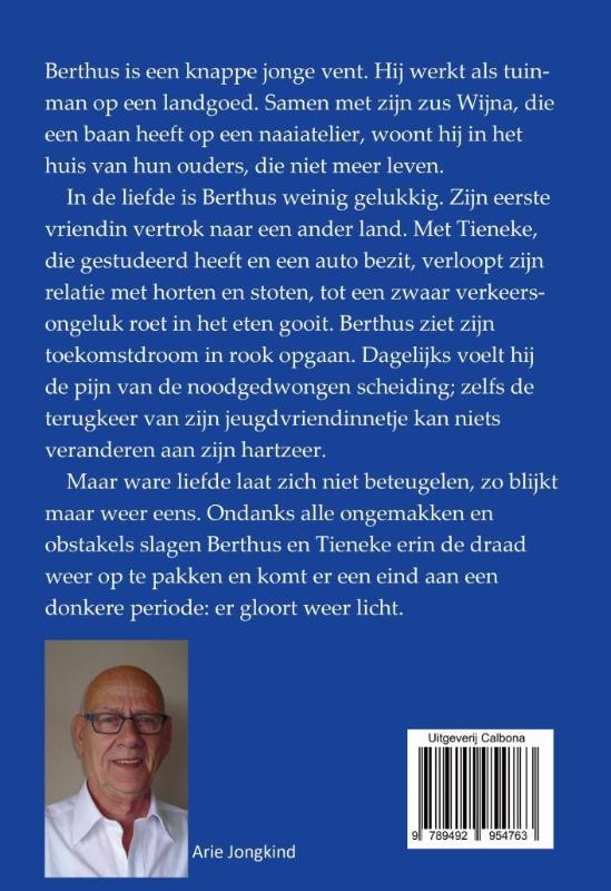 Achterkant van Er gloort weer licht (GroteLetterBoek)