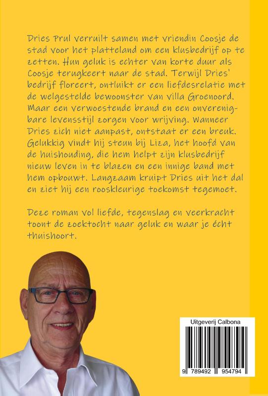 Achterkant van De vrouwen van Dries Grote Letter Boek