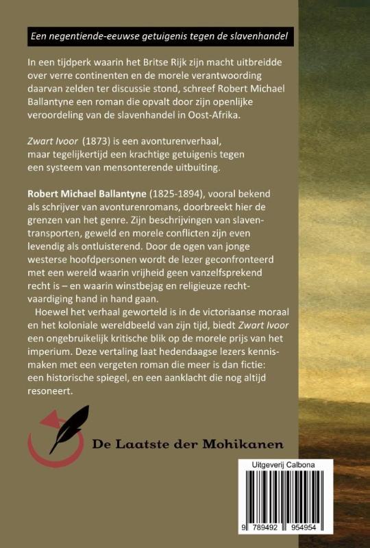 Achterkant van Zwart ivoor