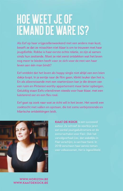Achterkant van Daar gaat de bruid