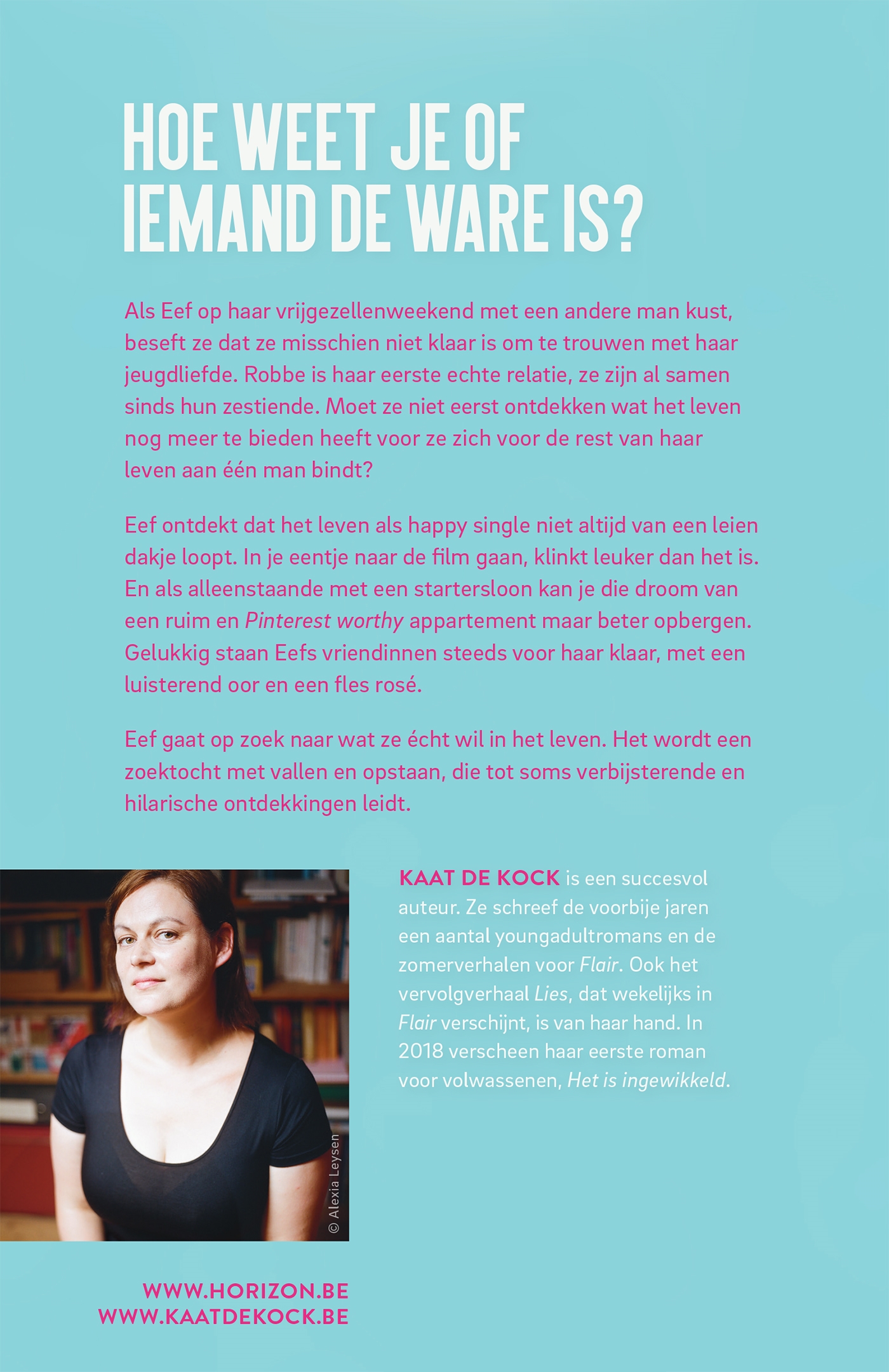 Achterkant van Daar gaat de bruid