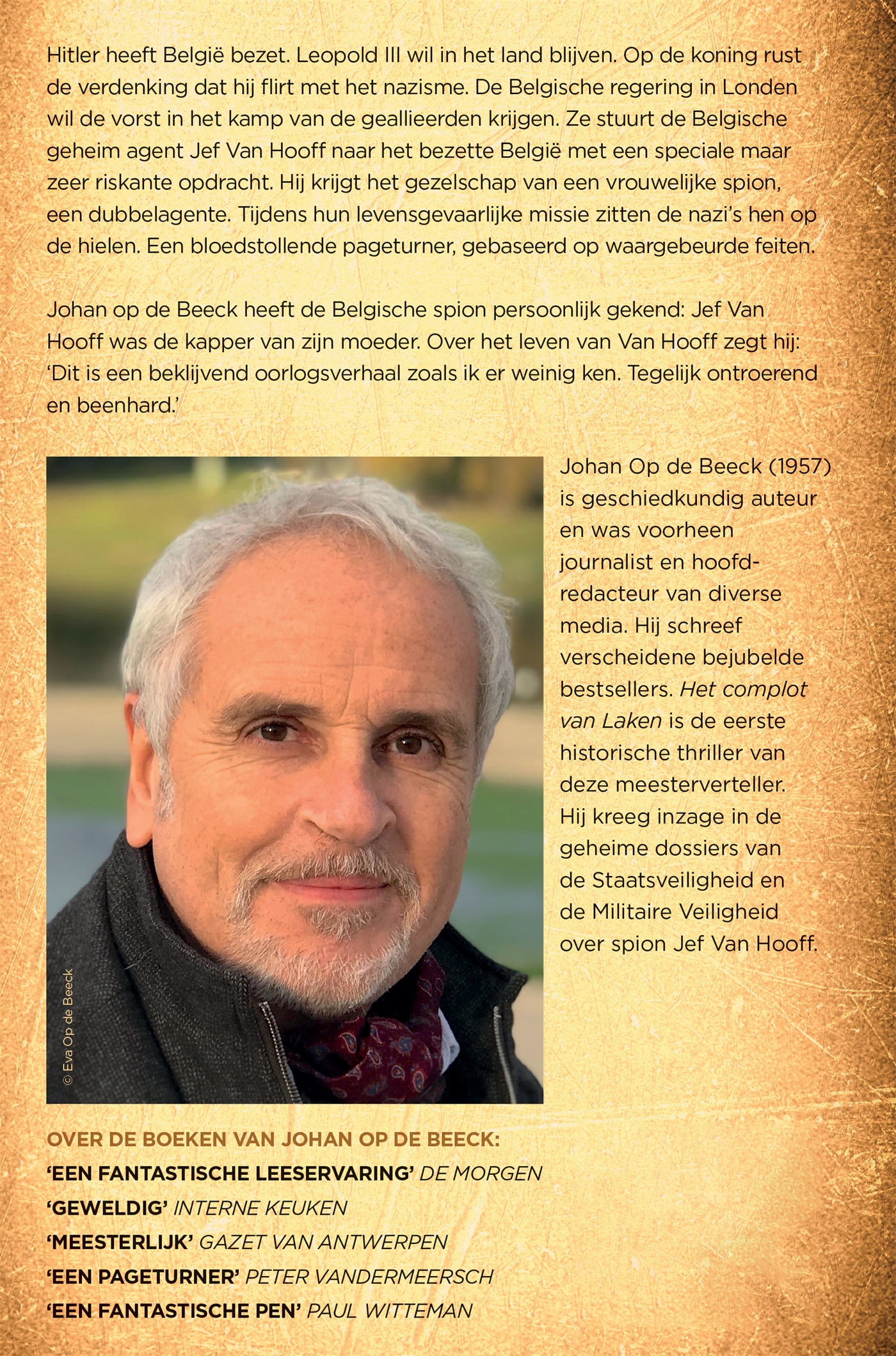 Achterkant van Het complot van Laken