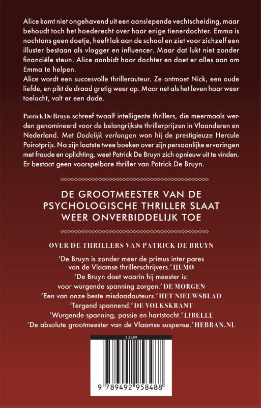 Achterkant van De vrouw die liefhad