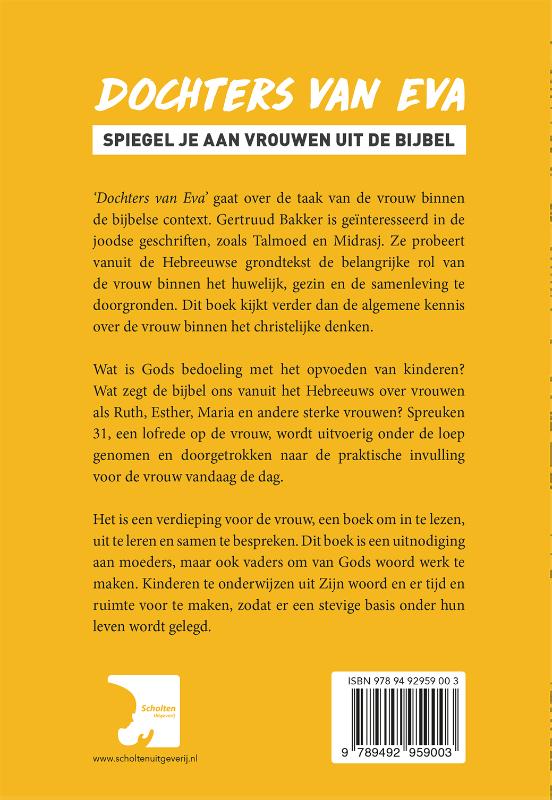 Achterkant van Dochters van Eva