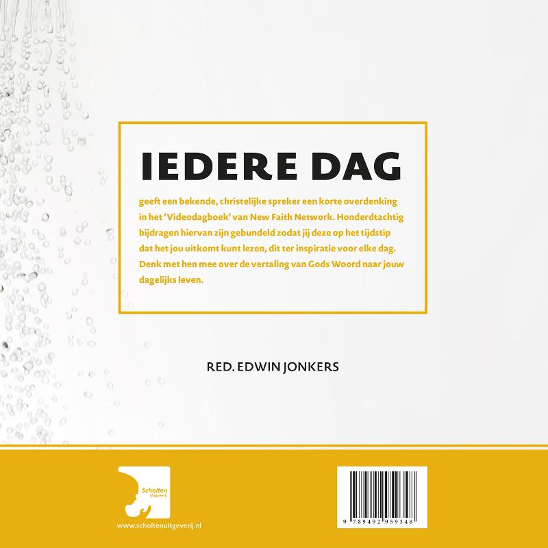 Achterkant van Inspiratie voor elke dag