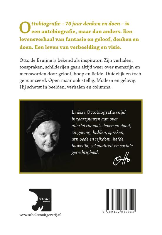 Achterkant van Otto biografie