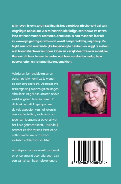 Achterkant van Mijn leven in een zorginstelling!