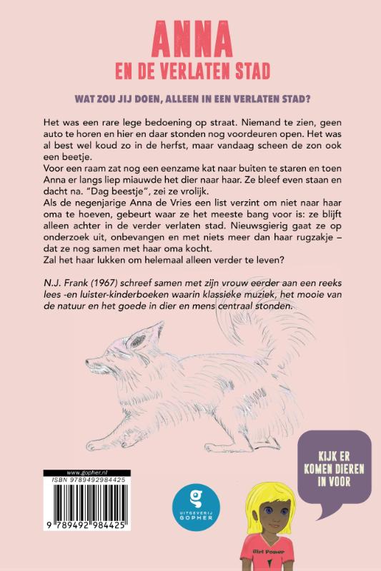 Achterkant van Anna en de verlaten stad