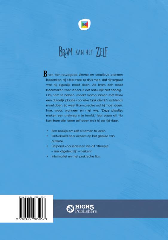 Achterkant van Bram kan het zelf
