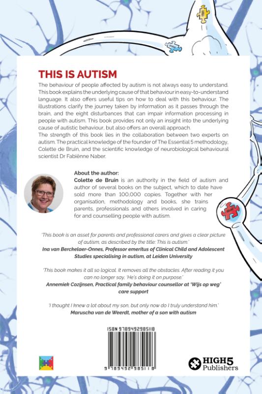 Achterkant van This is autism (Black & white edition)