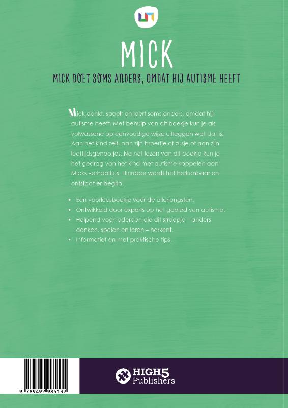Achterkant van Mick