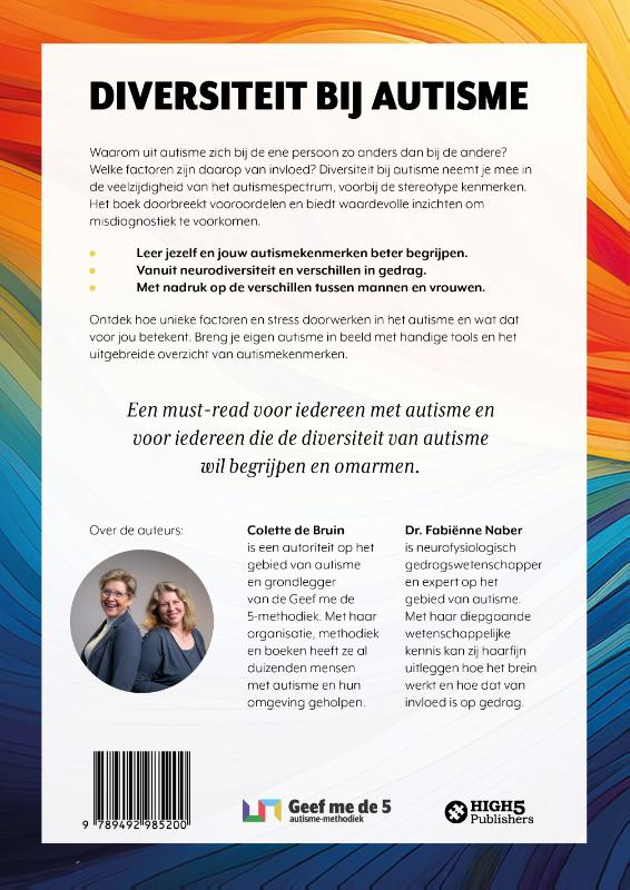 Achterkant van Diversiteit bij autisme