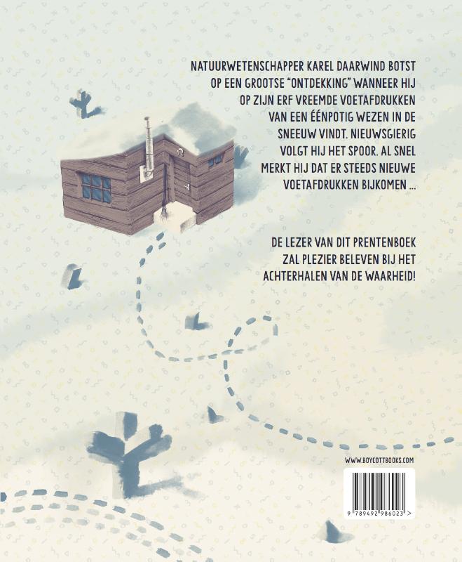 Achterkant van In de voetsporen van Karel Daarwind