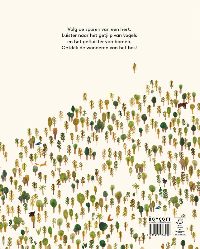 Achterkant van In het bos