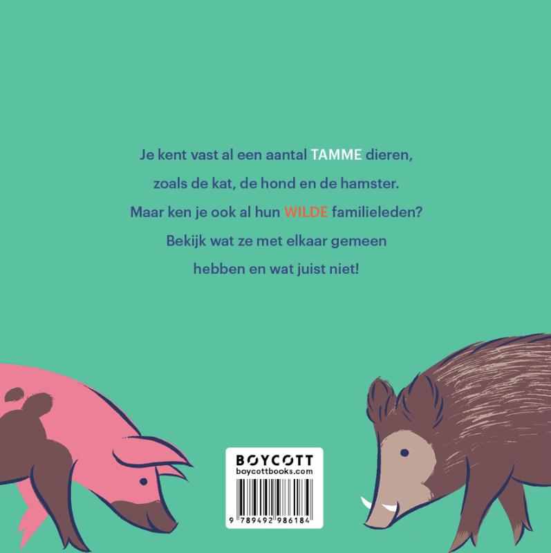 Achterkant van Tam & wild