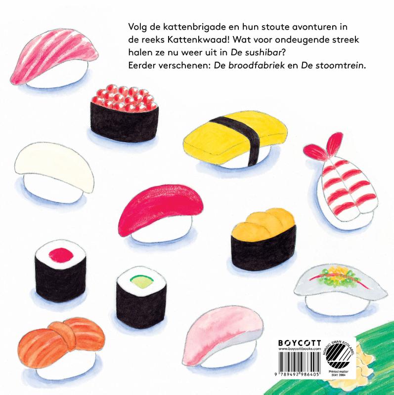 Achterkant van De sushibar