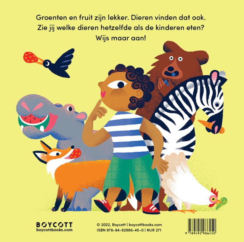 Achterkant van Wie eet er mee?
