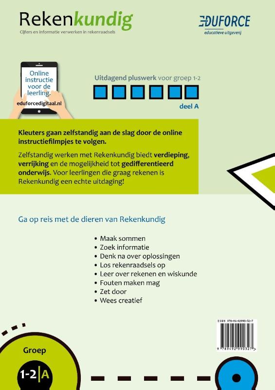 Achterkant van groep 1-2 A