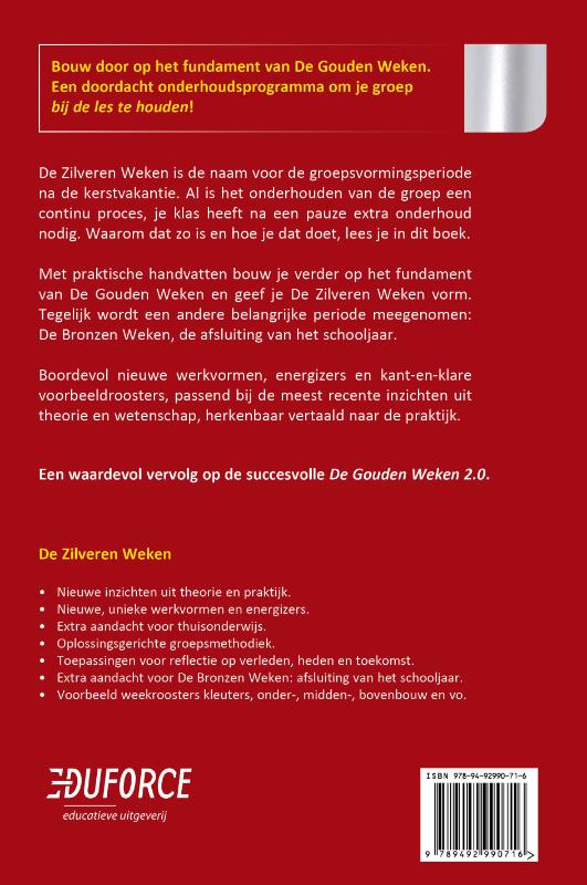 Achterkant van De Zilveren Weken