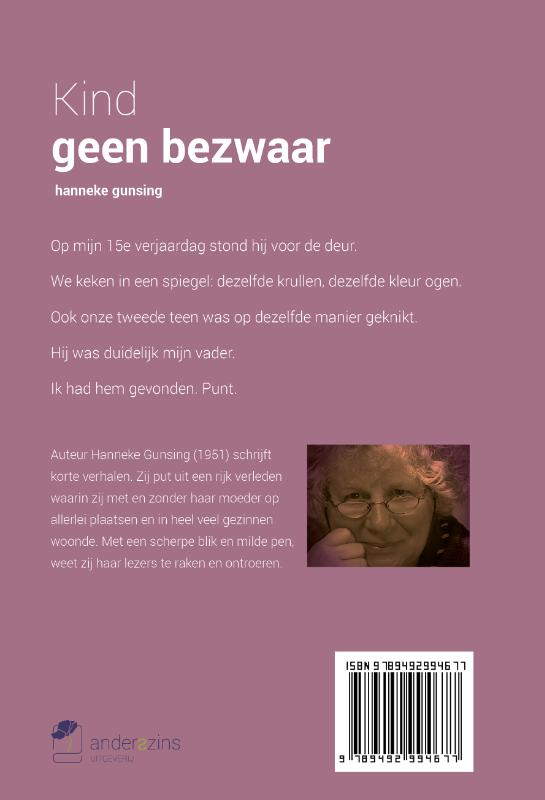 Achterkant van Kind geen bezwaar